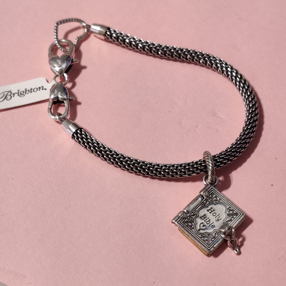 Brighton Heart Slide Bracelet & Bible Charm - Picture 12 of 14